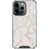 Rose Gold Marble iPhone 14 Pro Clear Case